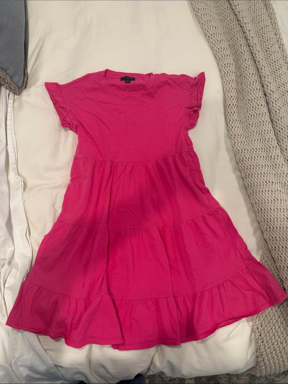 Women’s Short Sleeve Dress - Hot Pink